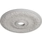 Ekena Millwork Swindon Ceiling Medallion (Fits Canopies up to 6 1/8"), 24"OD x 4"ID x 1 1/2"P, Ultra Pure White CM24SWUWF - alternate 2